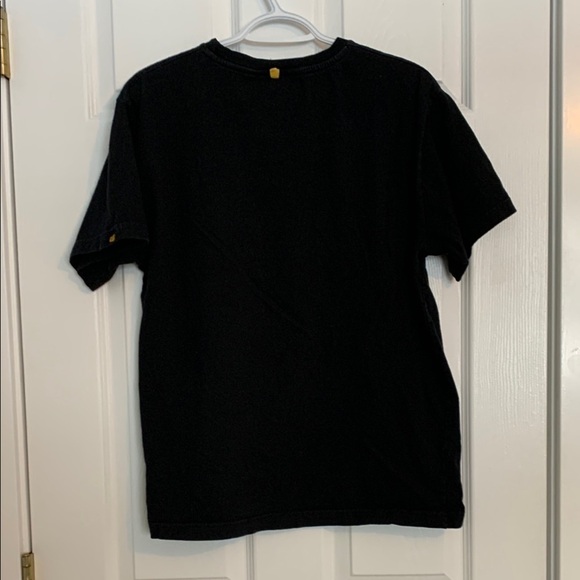 CAT®️ Black T-shirt Men’s size large 100% Soft Cotton Caterpillar Brand Vintage - Picture 4 of 9